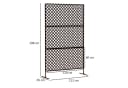 Outsunny Paravent 3-teilig 122 x 198 cm Freistehend Gitter Bild 3