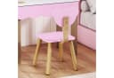AIYAPLAY Schminktisch mit Hocker und Spiegel - Bärendesign Rosa Bild 5