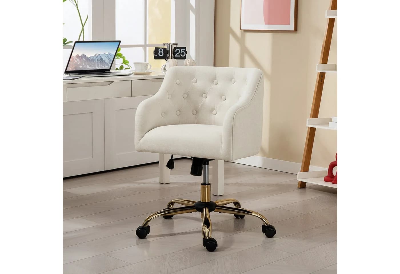 HOMCOM Bürostuhl Polyester, Schaumstoff Diamantdesign - Bild 2
