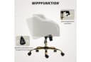 HOMCOM Bürostuhl Polyester, Schaumstoff Diamantdesign Bild 5