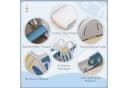 AIYAPLAY Kinder Rutsche Blau mit Raketen-Design und Leiter Bild 5