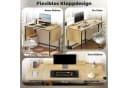 HOMCOM Schreibtisch Spanplatte Metall Klappdesign Bild 4