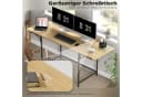HOMCOM Schreibtisch Spanplatte Metall Klappdesign Bild 5