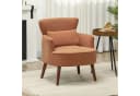 HOMCOM Loungesessel mit Armlehnen Relaxsessel Polstersessel Orange Bild 2
