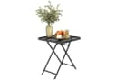 Outsunny Gartentisch Klappbar Schwarz Stahl Bild 1