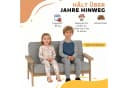 AIYAPLAY Kindersessel mit Holzrahmen Grau Bild 4