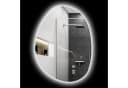 HOMCOM Badspiegel mit Touchschalter 3 Lichtfarben Silber Asymmetrisch IP44 Bild 1