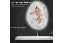 HOMCOM Badspiegel mit Touchschalter 3 Lichtfarben Silber Asymmetrisch IP44 Bild 5