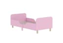 AIYAPLAY Kinderbett Rosa mit Rausfallschutz und Lattenrost Bild 1