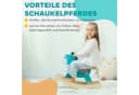 AIYAPLAY Schaukeltier Baby Schaukelspielzeug mit Haltegriffen, Dunkelgrün Bild 4