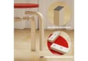 HOMCOM Stapelhocker 4-tlg. Bunt Birken-Sperrholz Bild 5