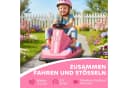 AIYAPLAY Elektro-Kinderauto 360° drehbar, Lenkrad, LED-Lichter, Rosa Bild 4