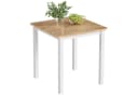 HOMCOM Esstisch Eiche Weiß Moderner Holztisch für 2-4 Personen Bild 1