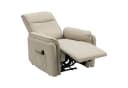 HOMCOM Elektrischer Massagesessel Beige mit Liegefunktion Bild 1