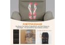 HOMCOM Elektrischer Massagesessel Beige mit Liegefunktion Bild 4
