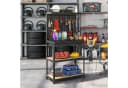 HOMCOM Werkstatt-Set mit Regale, Schublade, Werkstatteinrichtung, 1-tlg, für Garage, Werkstatt, Schwarz Bild 2