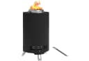 Outsunny Feuerschale Schwarz Edelstahl Rauchfrei Bild 1
