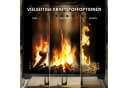 Outsunny Feuerschale Schwarz Edelstahl Rauchfrei Bild 5