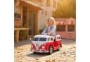 AIYAPLAY Volkswagen T1 Elektroauto 12V Kinder Elektroauto mit MP3, Doppelmotor, Hupe, LED-Lichtern, Belastbarkeit 30 kg, (1-tlg), 3-8 km/h, für 3-7 Jahre Kinder, Rot Bild 2