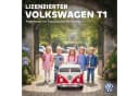 AIYAPLAY Volkswagen T1 Elektroauto 12V Kinder Elektroauto mit MP3, Doppelmotor, Hupe, LED-Lichtern, Belastbarkeit 30 kg, (1-tlg), 3-8 km/h, für 3-7 Jahre Kinder, Rot Bild 4