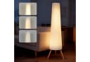 HOMCOM Stehlampe Dimmbar Stehleuchte mit Dreibein, Fußschalter, LED fest integriert, Warmweiß Bild 1