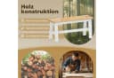 HOMCOM Sitzbank für Esszimmertisch Küchenbank Modern Holzbank Bild 4