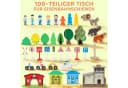 AIYAPLAY Spielzeug-Eisenbahn mit abnehmbarer Tischplatte, 108-teiliges Eisenbahn-Set, Blau Bild 4