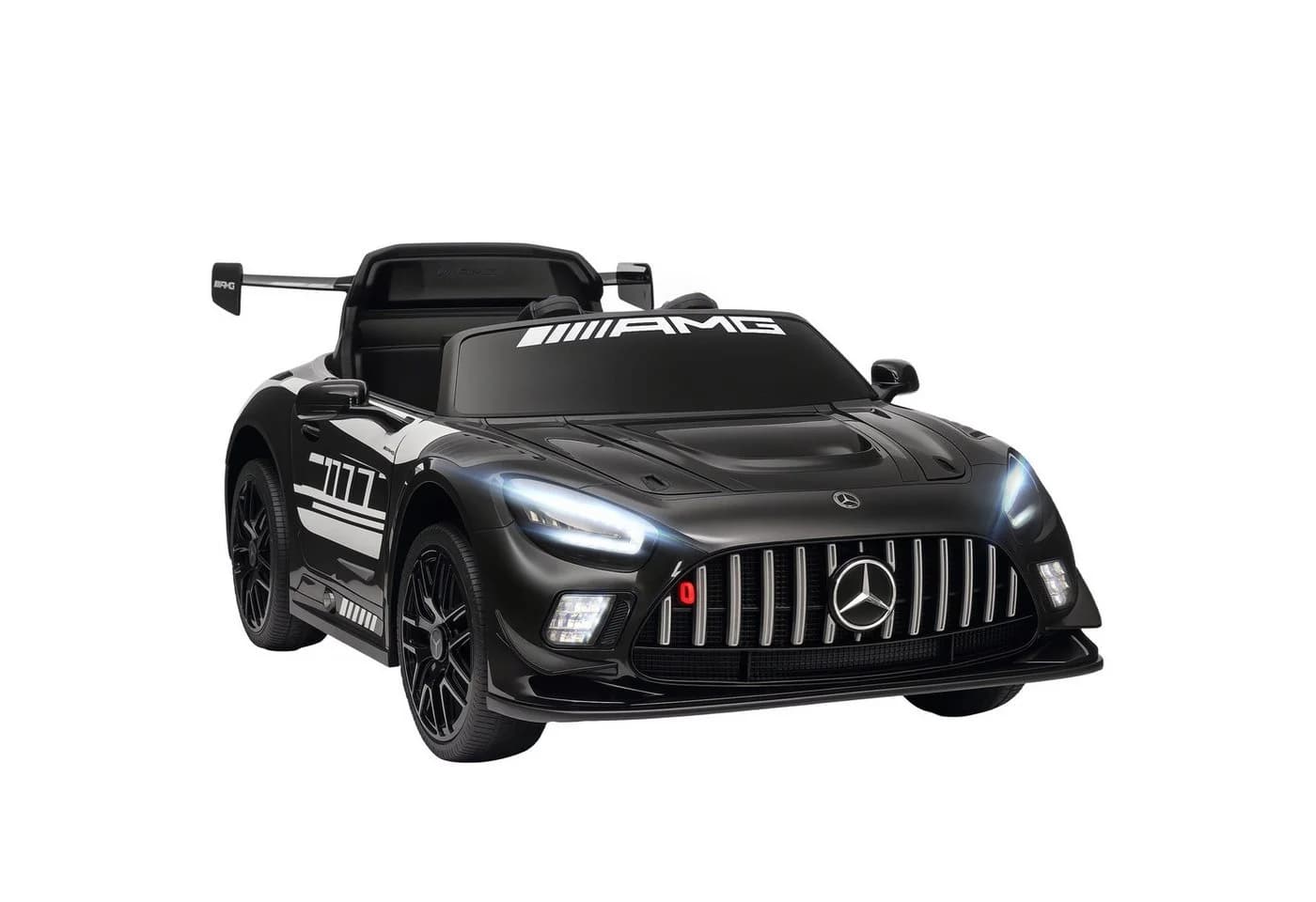 AIYAPPLAY Elektro-Kinderauto Schwarz Mercedes-AMG Design - Bild 1