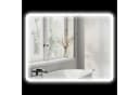 HOMCOM Badspiegel mit Beleuchtung, Bluetooth, Touchschalter, Memory-Funktion, Beschlagfrei, Silber Bild 1
