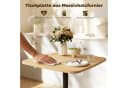 HOMCOM Esstisch Naturholz Stahlgestell 60x60 cm Bild 5