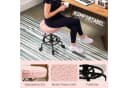 HOMCOM Rosa höhenverstellbarer Rollhocker 360° drehbar Bild 5