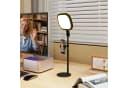 HOMCOM Tischleuchte dimmbare LED-Schreibtischlampe mit Telefonhalterung, 5 Farbmodi, Schwarz Bild 2