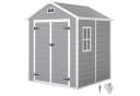 Outsunny Gerätehaus 2,4m² Grau Bild 1