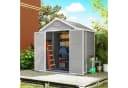 Outsunny Gerätehaus 2,4m² Grau Bild 2