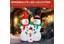 Outsunny Weihnachtsfigur mit LED-Beleuchtung, 1,8m, Rot, Grün, Schwarz Bild 4