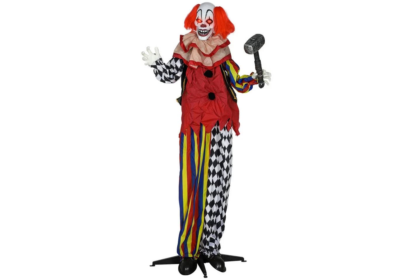 Outsunny Halloween Clown Dekofigur 173 cm mit Licht & Sound - Bild 2