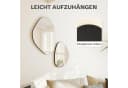 HOMCOM Wandspiegel 2-St. Schlafzimmerspiegel Schwarz Bild 5