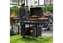 Outsunny Gasgrill 12,2 kW mit Seitenbrenner, Thermometer & Stauraum Bild 2
