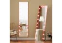 HOMCOM Standspiegel mit 21 Glühbirnen, 7 Lichtfarben, Touch-Schalter, Memory-Funktion Bild 2