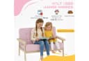 AIYAPLAY Kindersessel mit Holzrahmen Rosa Bild 5