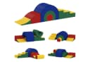 AIYAPPLAY 5-tlg. Schaumstoff Großbausteine Bunt Kinder Spielzeug Bild 2