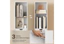 HOMCOM Bücherregal Weiß 4 Fächer Schublade Schrank Bild 5