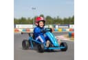 AIYAPLAY Elektro-Kinderauto mit ergonomischem Rennsitz, Sicherheitsgurt, Sanftanlaufsystem, Belastbarkeit 70 kg, Blau Bild 1