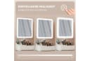 HOMCOM Schminkspiegel LED mit 2 Beleuchtungsmodi Touchschalter, Weiß Bild 5