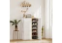HOMCOM Schuhschrank Weiß Hochglanz Soft-Close 18 Paar Bild 2