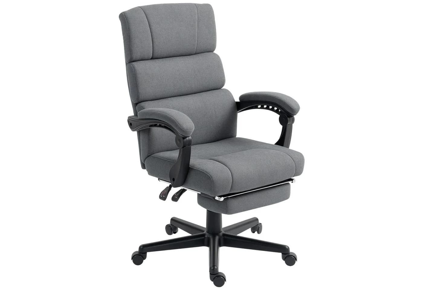 HOMCOM Bürostuhl Polyester mit 135° Neigungsfunktion