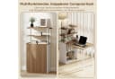 HOMCOM Schreibtisch zu Regal umwandelbar Naturholz Bild 4