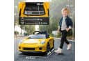 AIYAPLAY Elektro-Kinderauto 12V RUF GT Gelb Bild 3