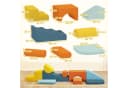 AIYAPPLAY Schaumstoff Spielbausteine Set 9-tlg. Bunt Bild 3