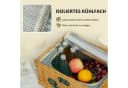 Outsunny Picknickkorb Weiden Set für 2 Personen Hellbraun Bild 5